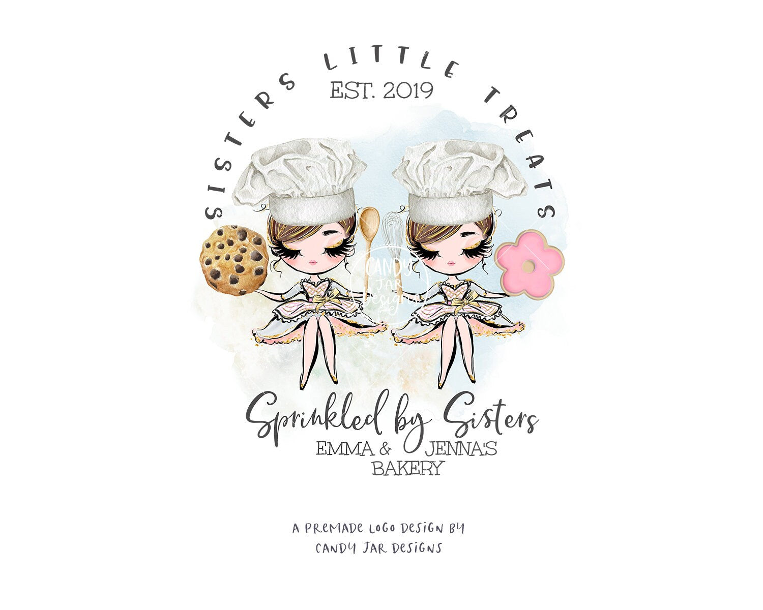 Bakery Friends Logo, Baking Besties, Candy, Sweets